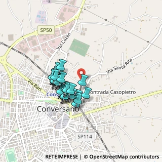 Mappa Via Luigi Galvani, 70014 Conversano BA, Italia (0.36786)