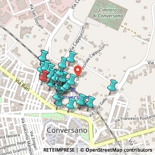 Mappa Str. Vicinale Cappuccini, 70014 Conversano BA, Italia (0.211)