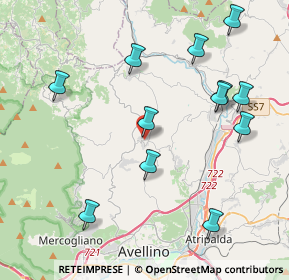 Mappa Via Papa Giovanni XXIII, 83010 Grottolella AV, Italia (4.81667)