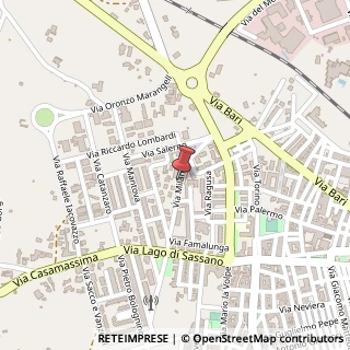 Mappa Via milano 18, 70014 Conversano, Bari (Puglia)