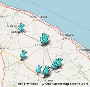 Mappa Provinciale San Vito, 70014 Conversano BA, Italia (8.2625)