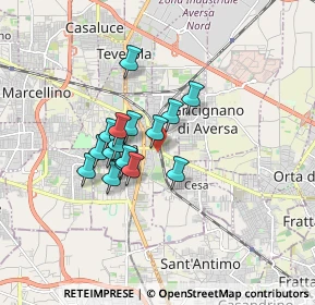 Mappa Piazza cimarosa, 81031 Aversa CE, Italia (1.28813)