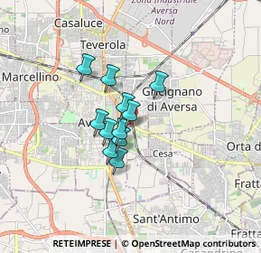 Mappa Piazza cimarosa, 81031 Aversa CE, Italia (1.11455)