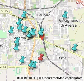 Mappa Piazza cimarosa, 81031 Aversa CE, Italia (1.0985)