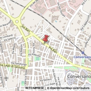 Mappa Via Bari, 87, 70014 Conversano, Bari (Puglia)