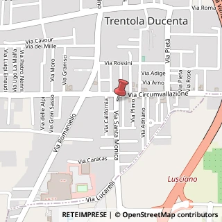 Mappa Via Santa Monica, 9, 81038 Trentola-Ducenta, Caserta (Campania)