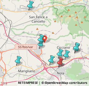 Mappa Str. Vicinale Tora, 80035 Nola NA, Italia (4.71818)