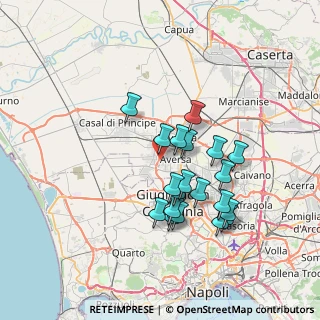 Mappa Via Giotto, 81030 Lusciano CE, Italia (6.797)