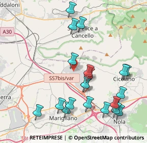 Mappa Zona industriale ASI NOLA_MARIGLIANO Via Boscofangone, 80035 Nola NA, Italia (4.7915)