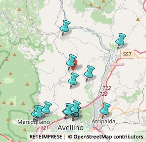 Mappa Via Salvo D'Acquisto, 83010 Grottolella AV, Italia (4.945)