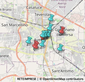 Mappa Via Camillo Benso Cavour, 81031 Aversa CE, Italia (1.09462)