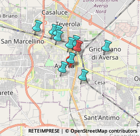 Mappa Via Raffaele Cadorna, 81031 Aversa CE, Italia (1.38818)