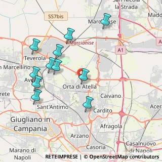 Mappa Via Vincenzo Gemito, 81030 Orta di Atella CE, Italia (4.44727)