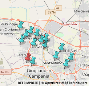 Mappa Via Gaspare Virgilio, 81032 Carinaro CE, Italia (3.53467)