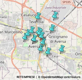Mappa Via Gaspare Virgilio, 81032 Carinaro CE, Italia (1.26867)