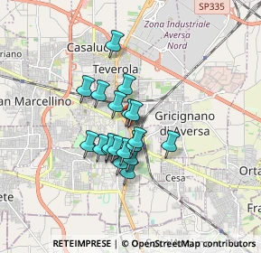Mappa Via Gaspare Virgilio, 81032 Carinaro CE, Italia (1.28474)