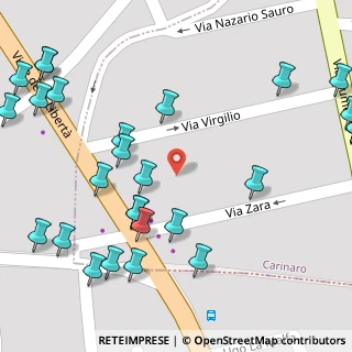 Mappa Via Gaspare Virgilio, 81032 Carinaro CE, Italia (0.08571)