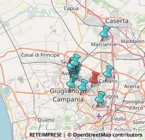 Mappa Via Gaspare Virgilio, 81032 Carinaro CE, Italia (4.76818)