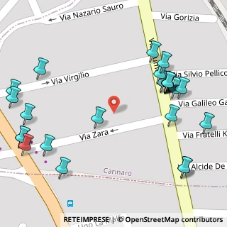 Mappa Via Zara, 81032 Carinaro CE, Italia (0.09643)