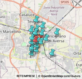 Mappa Via Silvio Pellico, 81032 Carinaro CE, Italia (1.195)