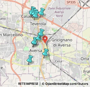 Mappa Via Silvio Pellico, 81032 Carinaro CE, Italia (1.87727)