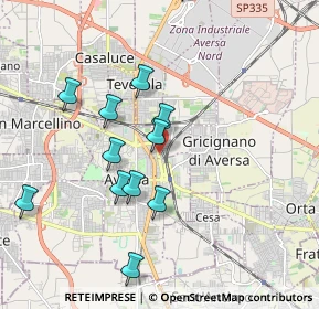 Mappa Via Silvio Pellico, 81032 Carinaro CE, Italia (2.0525)