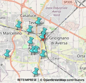 Mappa Vicolo Trabucco, 81032 Carinaro CE, Italia (1.87545)