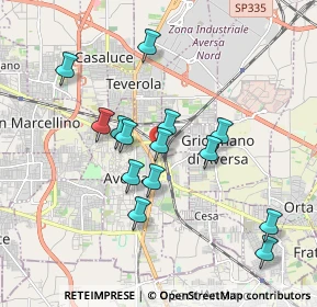 Mappa Via Silvio Pellico, 81032 Carinaro CE, Italia (1.79214)