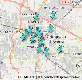 Mappa Vicolo Trabucco, 81032 Carinaro CE, Italia (1.32733)
