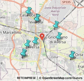 Mappa Via Silvio Pellico, 81032 Carinaro CE, Italia (2.23545)
