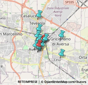 Mappa Via Silvio Pellico, 81032 Carinaro CE, Italia (1.00429)