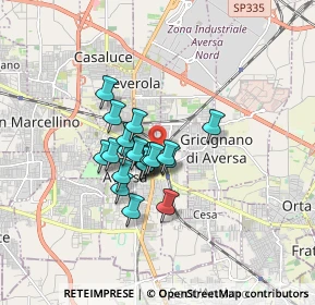 Mappa Via Silvio Pellico, 81032 Carinaro CE, Italia (1.1955)
