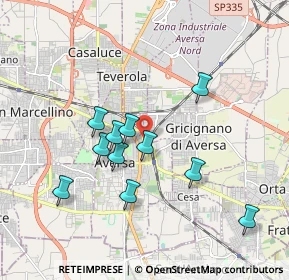 Mappa Vicolo Trabucco, 81032 Carinaro CE, Italia (1.78727)