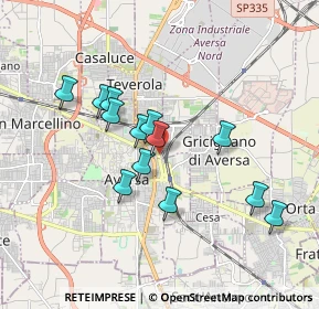 Mappa Via Silvio Pellico, 81032 Carinaro CE, Italia (1.65846)