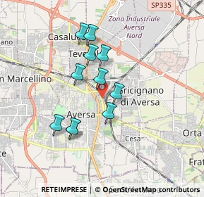 Mappa Vicolo Trabucco, 81032 Carinaro CE, Italia (1.58364)