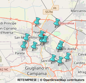 Mappa Via Silvio Pellico, 81032 Carinaro CE, Italia (3.30077)