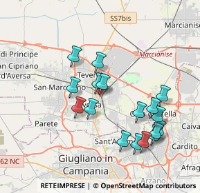 Mappa Vicolo Trabucco, 81032 Carinaro CE, Italia (3.91118)