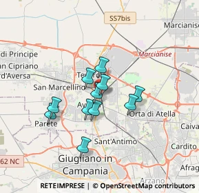 Mappa Via Silvio Pellico, 81032 Carinaro CE, Italia (2.64818)