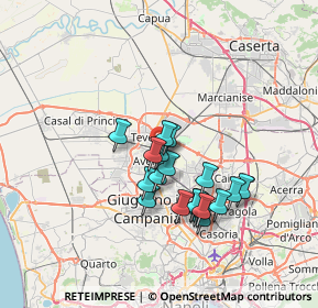 Mappa Via Silvio Pellico, 81032 Carinaro CE, Italia (6.04211)