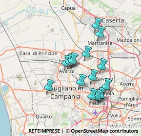 Mappa Via Silvio Pellico, 81032 Carinaro CE, Italia (6.90133)