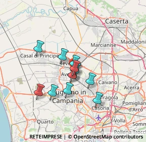 Mappa Via Silvio Pellico, 81032 Carinaro CE, Italia (5.12667)