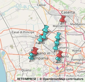 Mappa Via Silvio Pellico, 81032 Carinaro CE, Italia (6.21643)