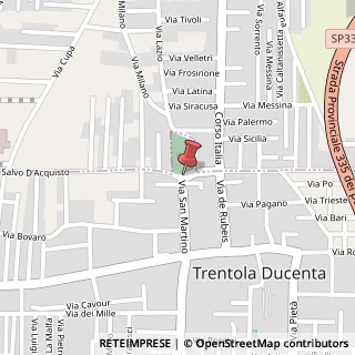Mappa Via Martino, 39, 81038 Trentola-Ducenta, Caserta (Campania)