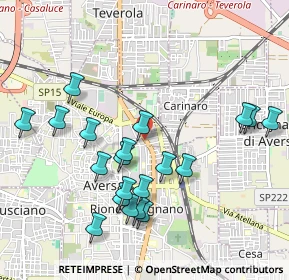 Mappa Via Verdi angolo, 81031 Aversa CE, Italia (1.1095)