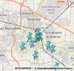 Mappa Via Verdi angolo, 81031 Aversa CE, Italia (1.72545)