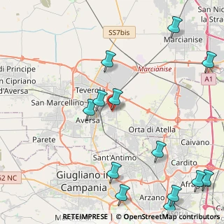 Mappa Via Ugo Foscolo, 81030 Gricignano di Aversa CE, Italia (6.21385)