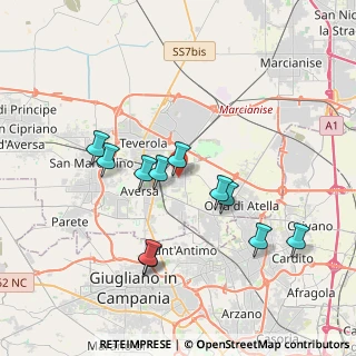 Mappa Via Ugo Foscolo, 81030 Gricignano di Aversa CE, Italia (3.76727)