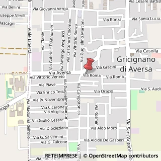 Mappa Via Roma,  21, 81030 Gricignano di Aversa, Caserta (Campania)