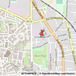 Mappa Via Giuseppe Verdi, 24, 81031 Aversa, Caserta (Campania)
