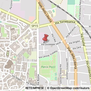 Mappa Via Giuseppe Verdi, 13, 81031 Aversa, Caserta (Campania)